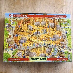 Heye Funky Zoo African Habitat Jigsaw Puzzle, 1000 Pieces